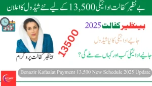 Benazir Kafaalat Payment 13,500 New Schedule Announced in Different Districts – 2025 Update